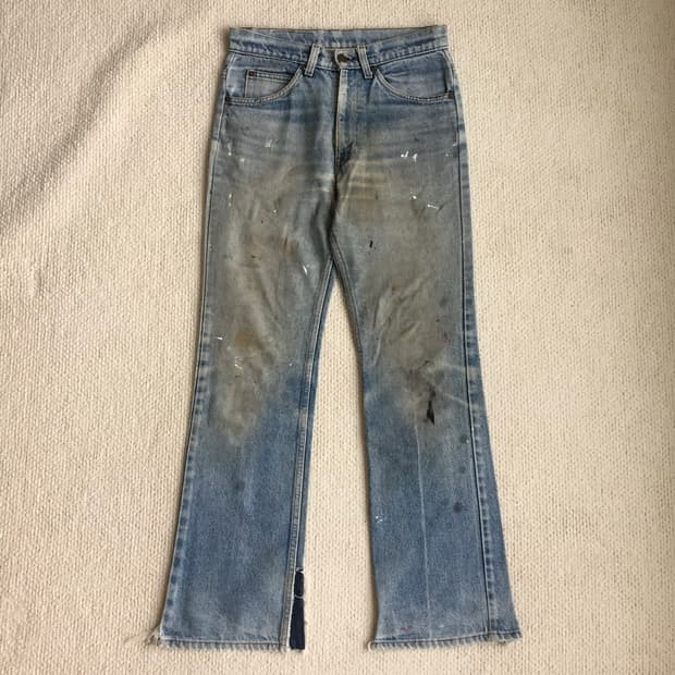 80‘s levis 리바이스 517 부츠컷 데님 굿에이징
