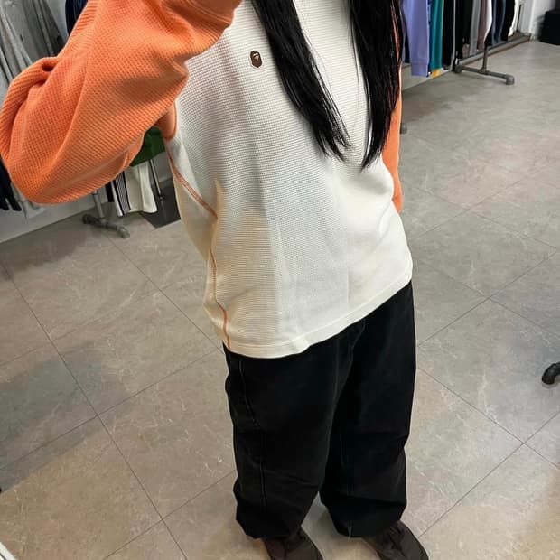베이프 와플티셔츠 M
