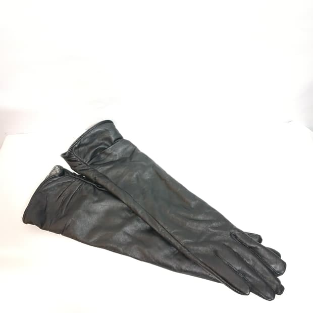 (새상품,S,작은손)형지 양가죽 롱장갑 35센치(보아퍼 안감)