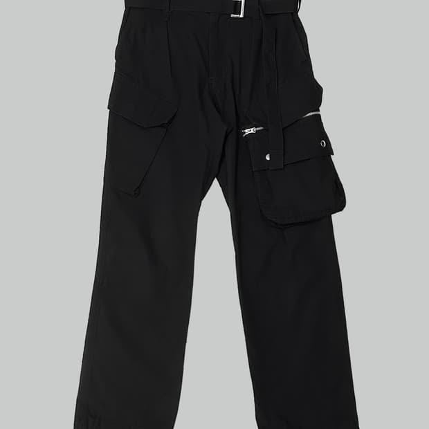 사카이 21aw 디테치드 카고 팬츠 블랙