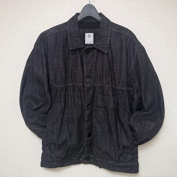 [4] 폴리테루 흑청 자켓