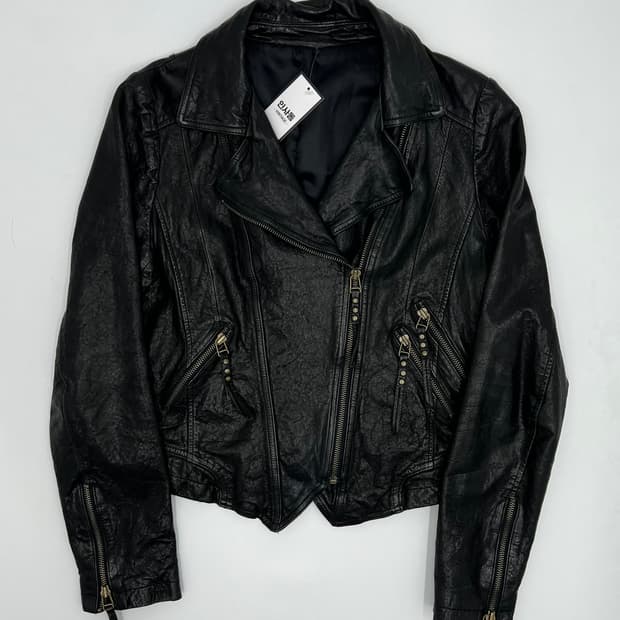 빈티지 램스킨 레더자켓