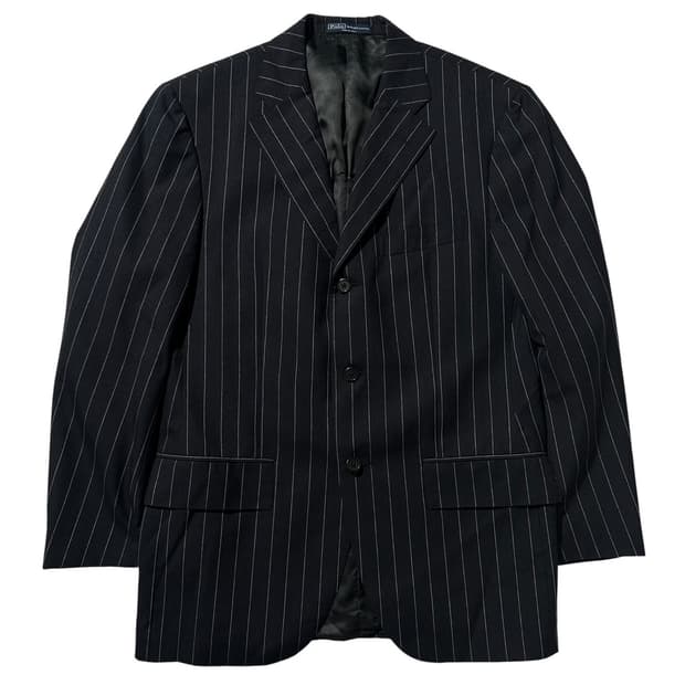 폴로 랄프로렌 이태리 메이드 스트라이프 싱글 3B 블레이저