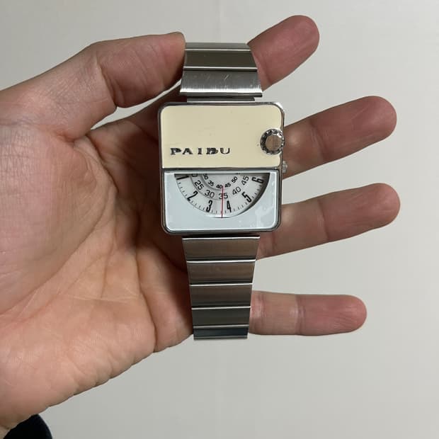 [빈티지/데드스탁] 계기판 스타일 체인 시계