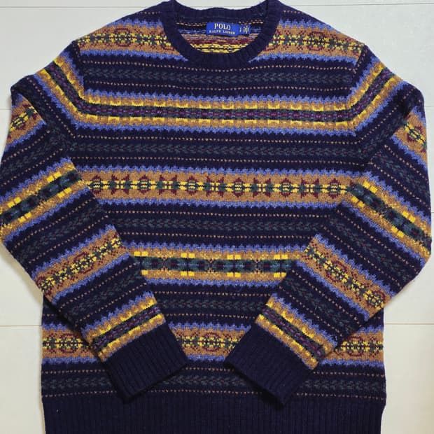 폴로 랄프로렌 페어아일 니트 S