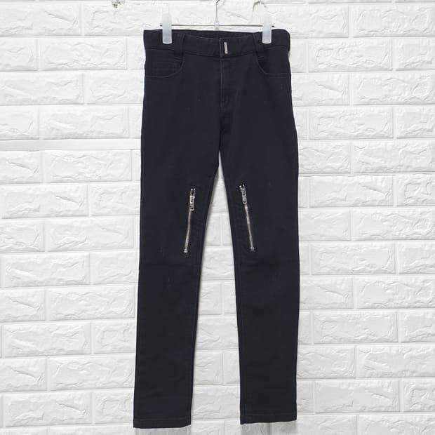 지방시 블랙 지퍼 포인트 팬츠 25인치