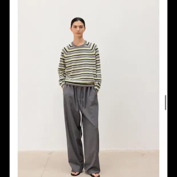 문달 스트링 팬츠