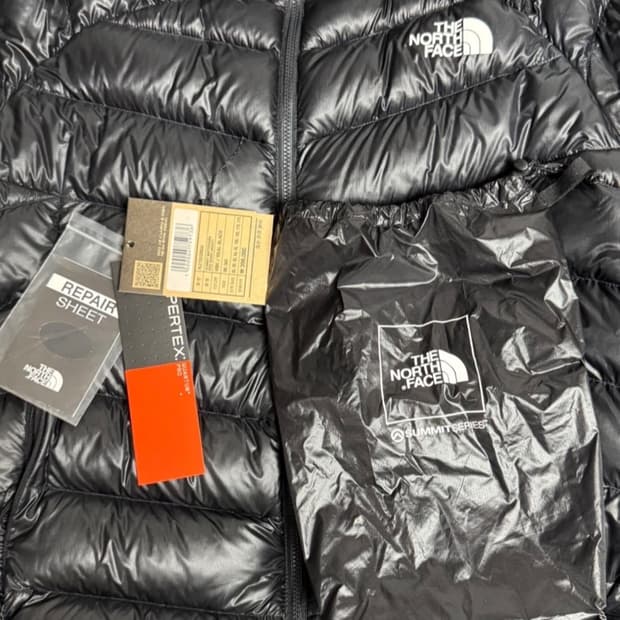 노스페이스 써밋 마테호른 RDS 다운 자켓 리얼블랙 95(M)