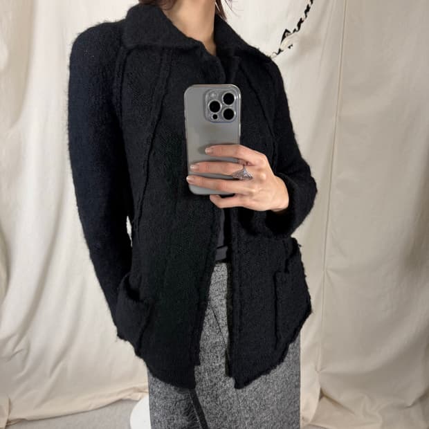 Y's 요지야마모토 부클 울 자켓