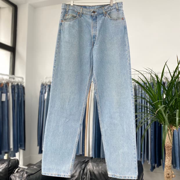 리바이스555 90s Orange Tab 34사이즈 a5759