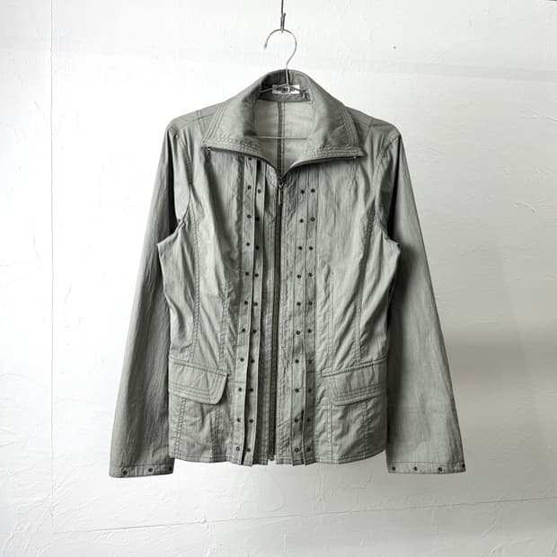 히로코 비스 핀턱 자켓