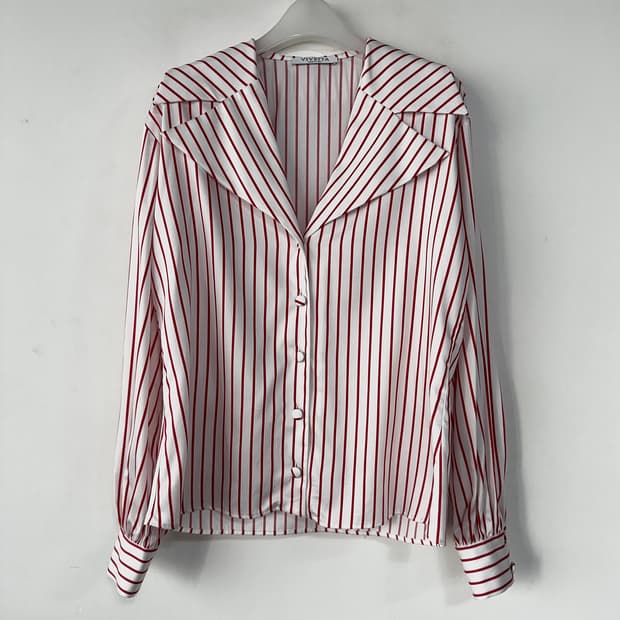 비베타 VIVETTA 스트라이프 셔츠 블라우스