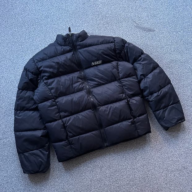 나이키 블랙 패딩