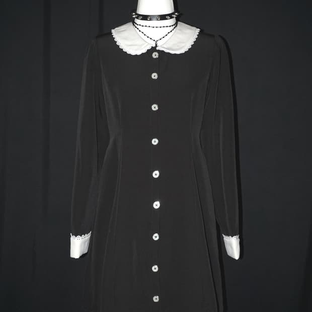 (dear my love) lace collar dress 