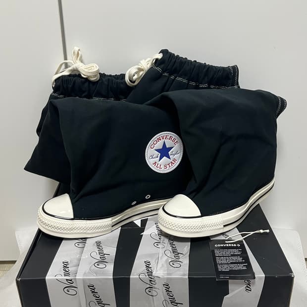 [us7]바퀘라 x 컨버스 25fw 트리플 엑스하이 슬라우치/블랙