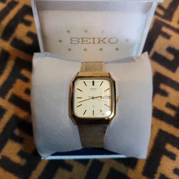 80's~ 세이코 빈티지 쿼츠 금장시계