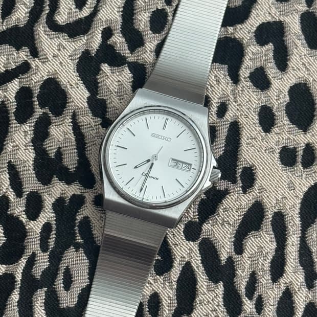 80s 빈티지 세이코 크로노스 쿼츠