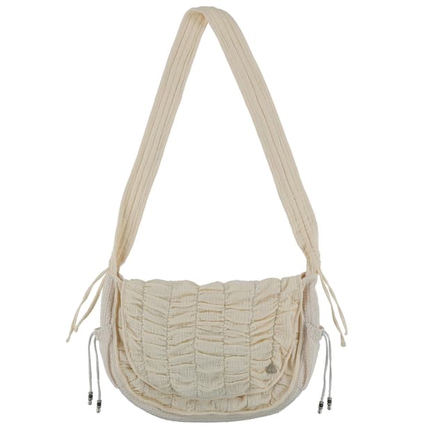 코이세이오 퀼티드 크로스백 아이보리