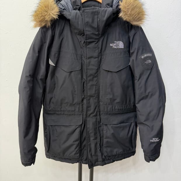 정품) 노스페이스 맥머도 여성 검정 구스패딩 S
