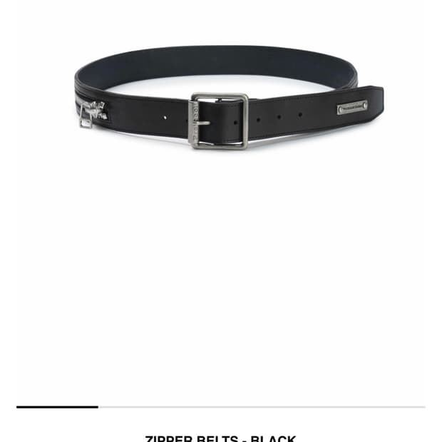 Protocol index zipper belts 벨트