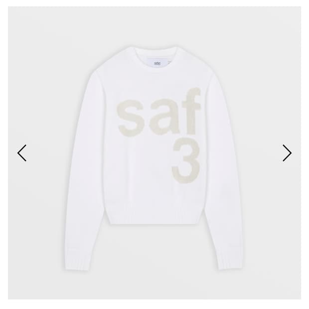 사파리스팟  1/2 Basic Safari Knit (White)