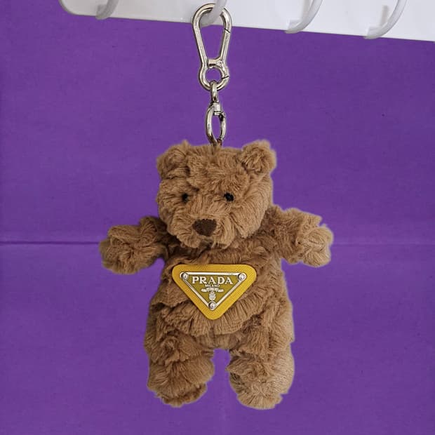 프라다 빈티지 업사이클링 키링 커스텀 인형 키링