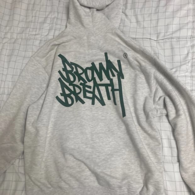 브라운브레스 후드티 화이트 M