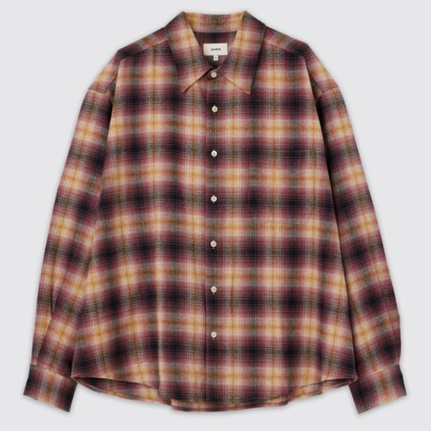 르아브 체크셔츠 L