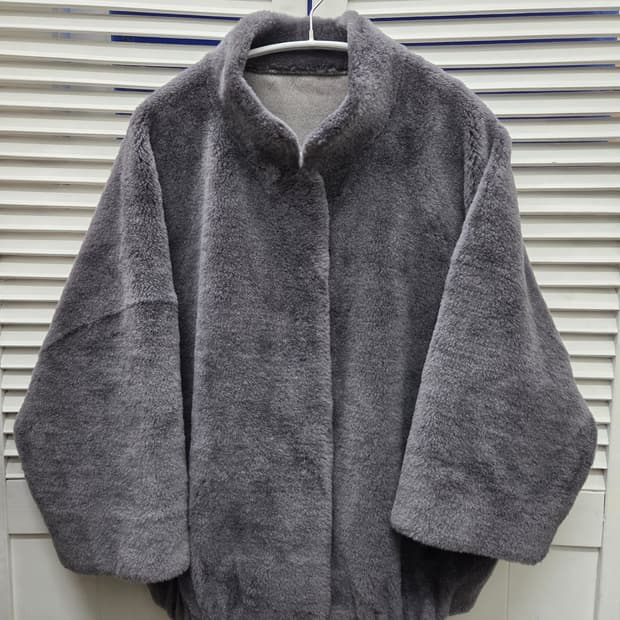 LBL 호주산 양모 시어링 하프자켓