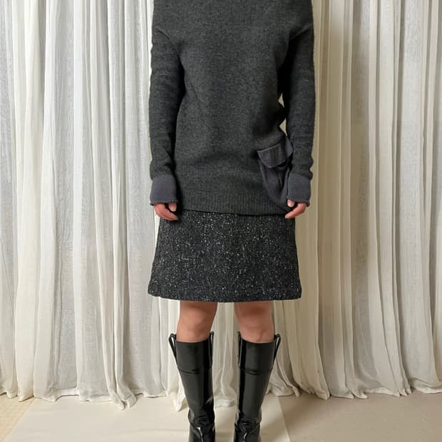 요지야마모토 하이넥 포켓 니트 Y's'yhojiyamamoto