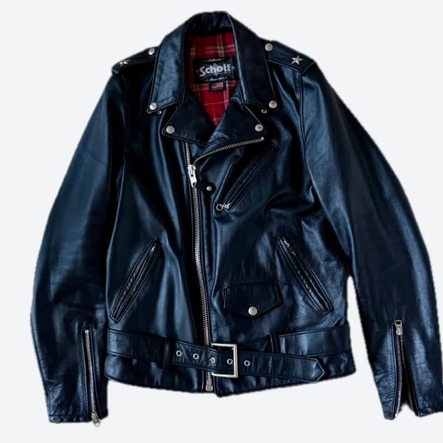 schott NYC 원스타 쇼트 626 더블라이더 자켓