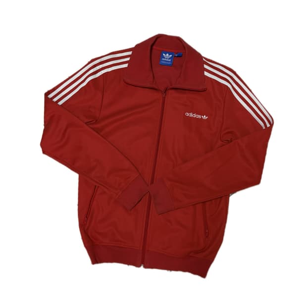 아디다스 레드 트랙탑 100 