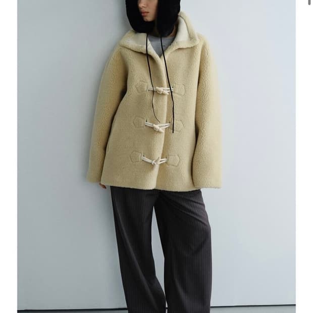 엔오르 리버시블 무스탕 (울소재)