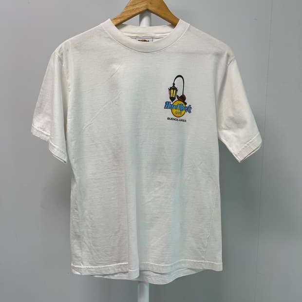 [M] 90s 아르헨티나 하드락 카페 부에노스 아이레스 반팔 티셔츠