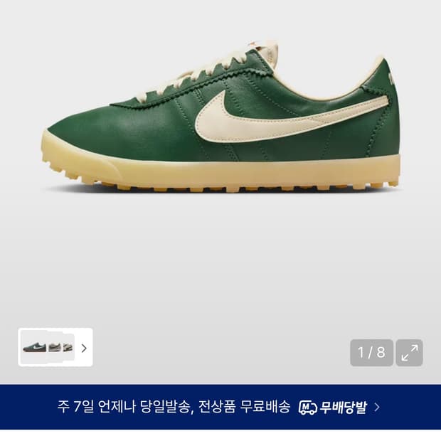 나이키 아스트로그래버 퍼 앤 팬텀 275 그린 새상품 