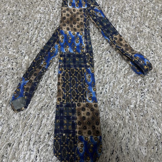 프랑스제 리키엘 옴므 100프로 실크 넥타이