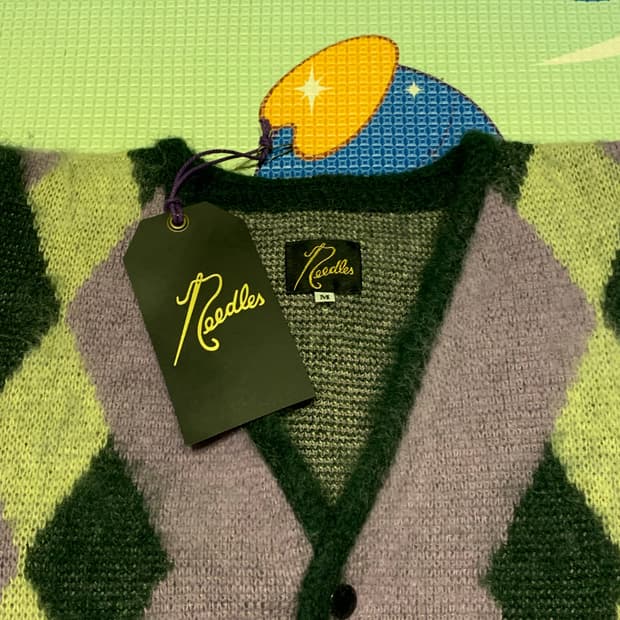 니들즈 모헤어 가디건 M