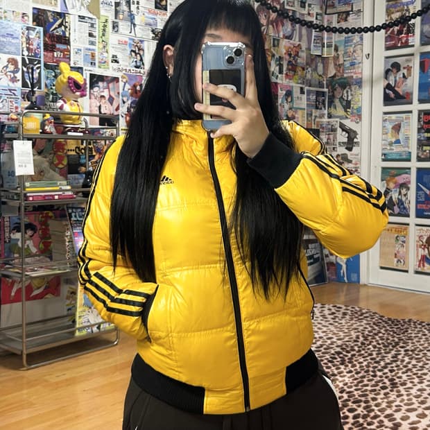 아디다스 00S 덕다운 후드 패딩 점퍼