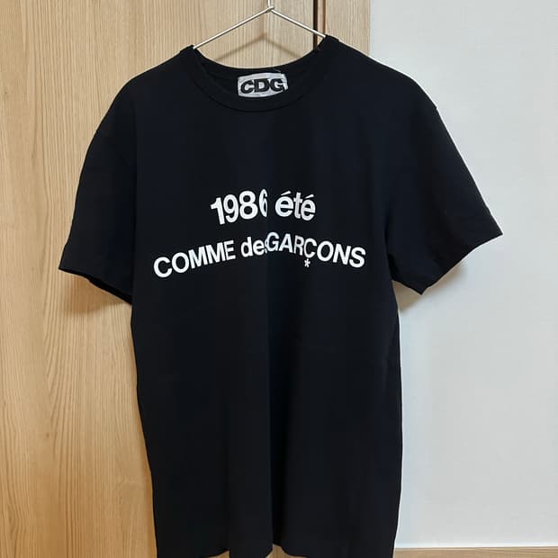 꼼데가르송 cdg 1986 반팔 티셔츠 블랙