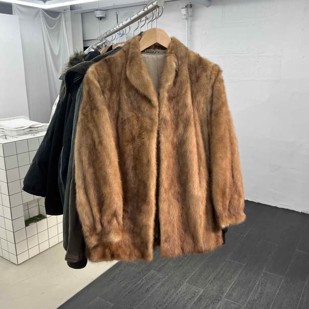 빈티지 밍크코트 
