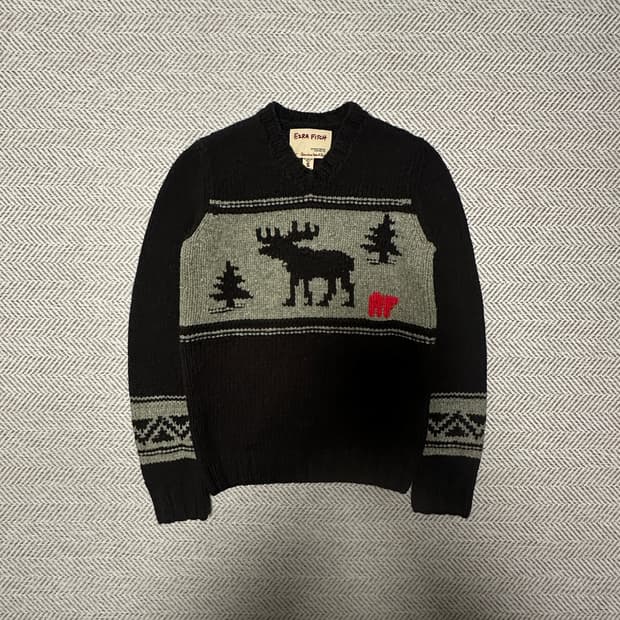 VINTAGE hand made knit sweater