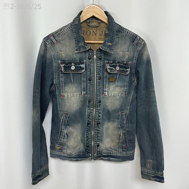 NEWJEANS 남자 데님 집업자켓 ONE SIZE