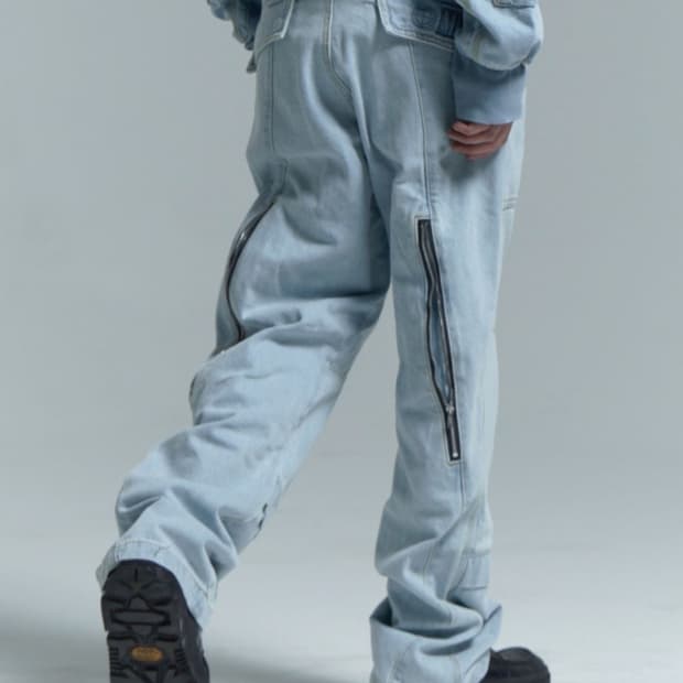 플라스틱프로덕트 MPa WAVE ZIPPER PANTS