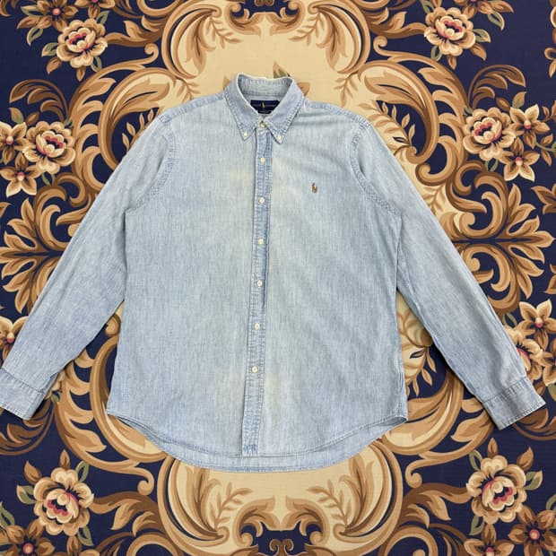 (L)폴로 랄프로렌 샴브레이 셔츠