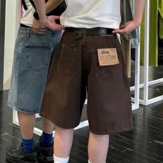 섹시할래? 스투시 반바지 배기핏