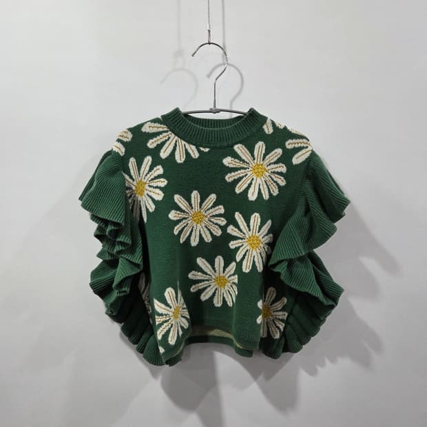 리미떼두두 니트 프릴 베스트 S