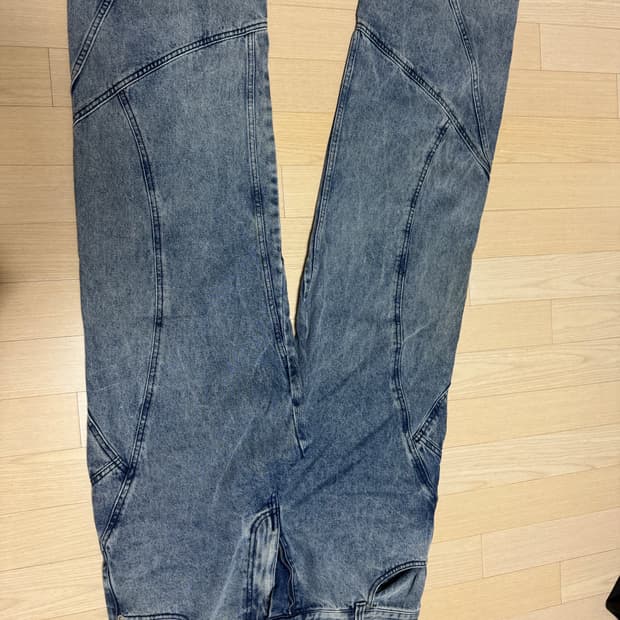 노매뉴얼 빈티지 워싱 데님 팬츠 L