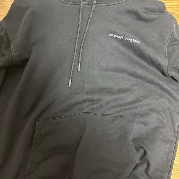 오프화이트 홍콩 후드티(L)