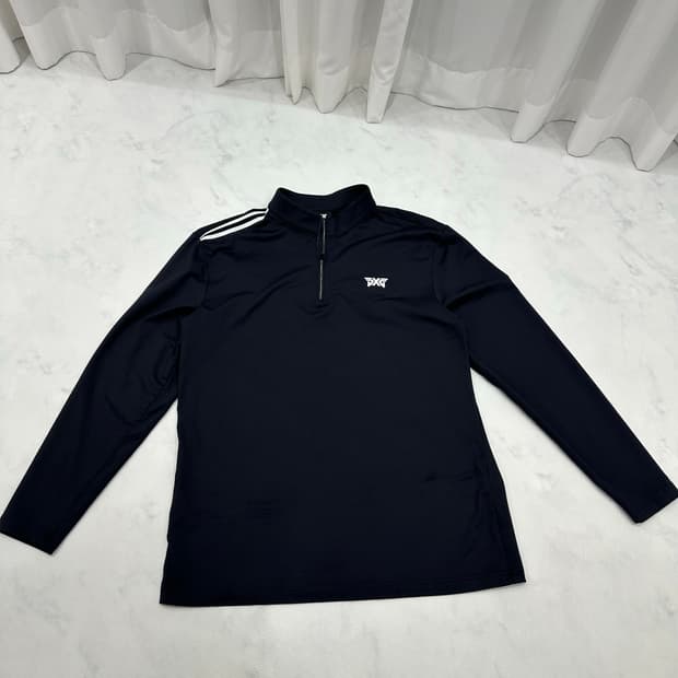 PXG 남성 하프 집업 티셔츠 (블랙 / XXL)