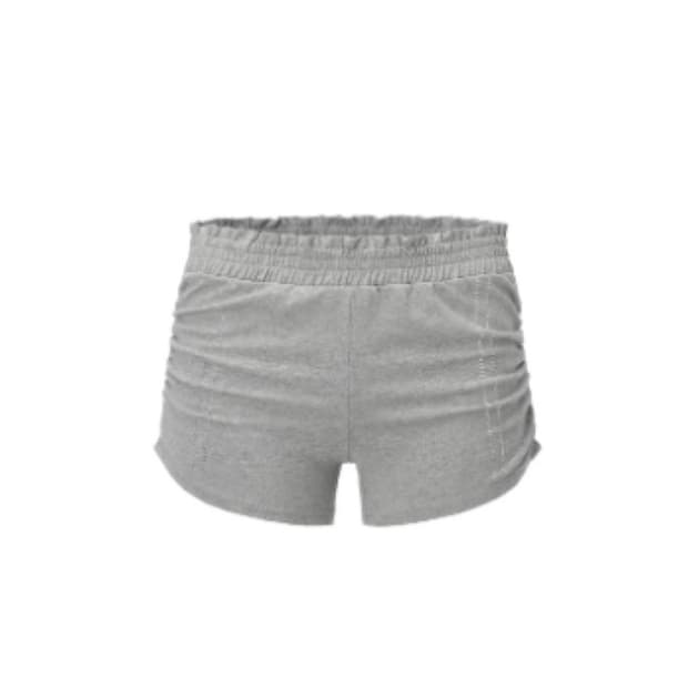 Cubic shirring shorts